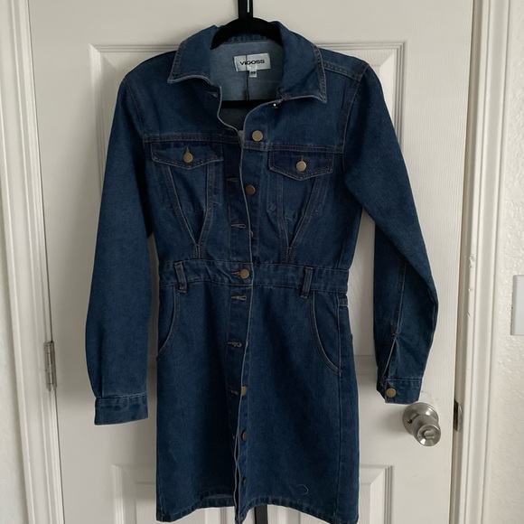 Vigoss Denim Dress - Picture 1 of 3